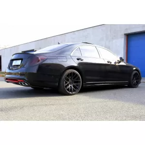 Trunk Spoiler suitable for Mercedes S-Class W222 (2014-2020) Sport Rear Lip Piano Black
