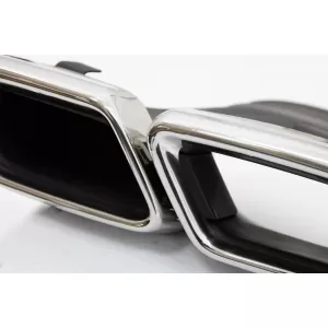 Bara Spate cu Ornamente tobe Crom compatibil cu Mercedes E-Class W213 (2016-2019) E63 Design-image-6080191