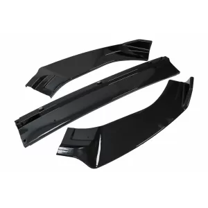 Diffuseur pour VW Golf 7.5 Facelift 17-19 LED Red Reflector Lip Extension Spoiler-image-6080504