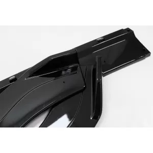 Diffuseur pour VW Golf 7.5 Facelift 17-19 LED Red Reflector Lip Extension Spoiler-image-6080505