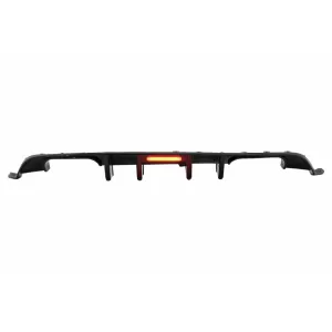 Diffuseur pour VW Golf 7.5 Facelift 17-19 LED Red Reflector Lip Extension Spoiler-image-6080506