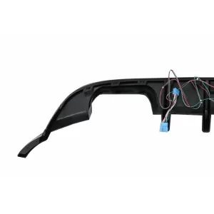 Diffuseur pour VW Golf 7.5 Facelift 17-19 LED Red Reflector Lip Extension Spoiler-image-6080513