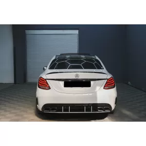 Eleron Portbagaj compatibil cu Mercedes C-Class W205 Sedan (2014-2020) Negru Lucios-image-6104607