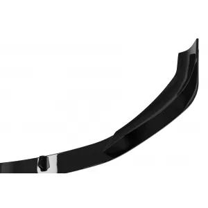 Front Bumper Spoiler Lip suitable for BMW X1 SUV F48 Pre-LCI (2015-2019) Piano Black