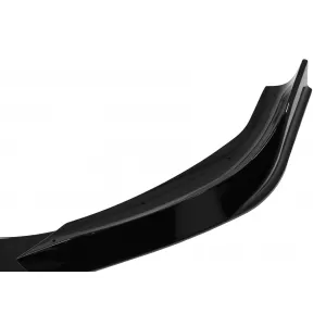 Front Bumper Spoiler Lip suitable for BMW X1 SUV F48 Pre-LCI (2015-2019) Piano Black