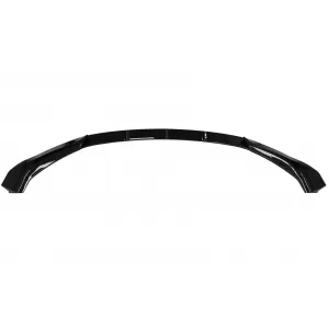 Front Bumper Spoiler Lip suitable for BMW X1 SUV F48 Pre-LCI (2015-2019) Piano Black