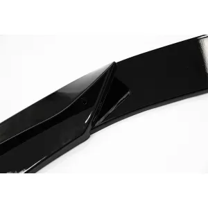 Front Bumper Spoiler Lip suitable for BMW X1 SUV F48 Pre-LCI (2015-2019) Piano Black