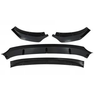 Prelungire Bara Fata compatibil cu BMW X4 G02 X4M (2018-Up) Negru Lucios-image-6083710