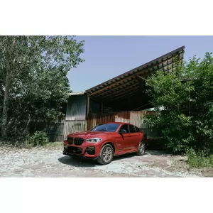 Prelungire Bara Fata compatibil cu BMW X4 G02 X4M (2018-Up) Negru Lucios-image-6100818