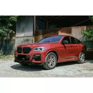 Prelungire Bara Fata compatibil cu BMW X4 G02 X4M (2018-Up) Negru Lucios-image-6100819