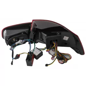Teljes LED hátsó lámpa VW Golf 6 VI (2008-2013), piros/füst, dinamikus irányjelzővel, (LHD/RHD)-image-6082699