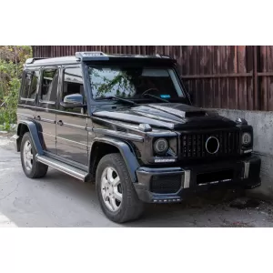 Full LED Headlights suitable for Mercedes G-Class W463 (2005-2017) Chrome Facelift 2018 Design