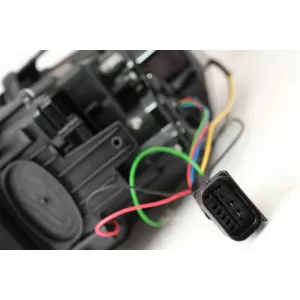 U-LED 3D Scheinwerfer Halogen für BMW 3er E90 E91 03.2005-08.2008 LHD Schwarz-image-6081332