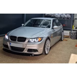 U-LED 3D Faros halógenos para BMW Serie 3 E90 E91 03.2005-08.2008 LHD Negro-image-6341973