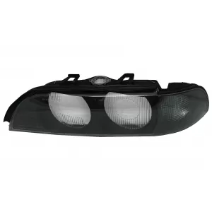Headlight Lens Left Side Smoke Grey suitable for BMW 5 Series E39 (1995-2000)