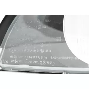 Headlight Lens Left Side Smoke Grey suitable for BMW 5 Series E39 (1995-2000)