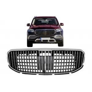 Front Grille suitable for Mercedes GLS SUV X167 (2019-2023) M-Design Chrome