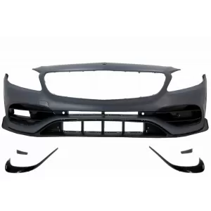 Pachet Exterior Complet cu Ornamente pentru sistemul de evacuare compatibil cu Mercedes A-Class W176 (2012-2018) Facelift A45 Design-image-6081732