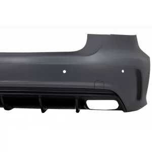 Pachet Exterior Complet cu Ornamente pentru sistemul de evacuare compatibil cu Mercedes A-Class W176 (2012-2018) Facelift A45 Design-image-6081742
