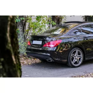 Kofferraum Booten Lid Spoiler für Mercedes CLA C117 W117 2013-2018 Glänzend schwarz-image-6082375