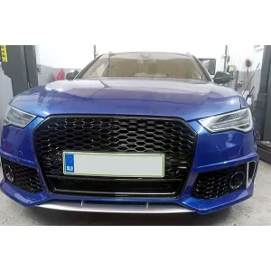 Bara Fata cu Grile compatibil cu Audi A6 C7 4G Facelift (2015-2018) RS6 Design-image-6250973