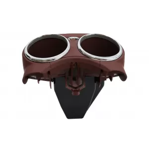 Front Dual Cup Holder suitable for Mercedes CLS C219 W219 (2003-2010) Red