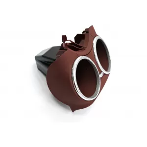 Front Dual Cup Holder suitable for Mercedes CLS C219 W219 (2003-2010) Red