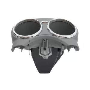 Front Dual Cup Holder suitable for Mercedes CLS C219 W219 (2003-2010) Gray
