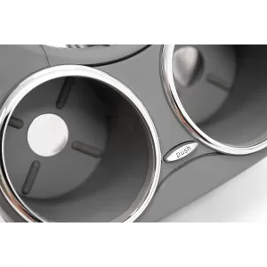 Front Dual Cup Holder suitable for Mercedes CLS C219 W219 (2003-2010) Gray