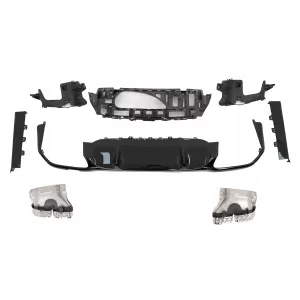 Rear Diffuser suitable for Mercedes E-Class W213 Facelift Sedan (2020-Up) E63 Design