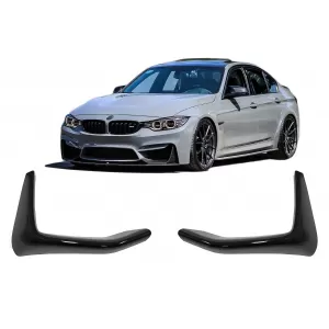 image-54-Első lökhárító spoiler splitter BMW F80 M3 F82/F83 M4 (2014-2019) modellekhez, zongoralakk fekete