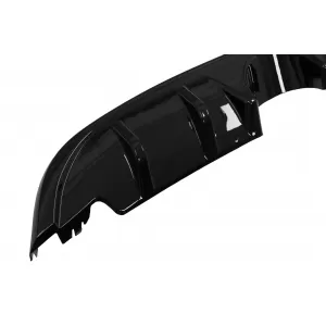 Diffuseur pour VW Golf 6 VI 08-12 R20 Look only Standard pare-chocs Brillant Noir-image-6084866