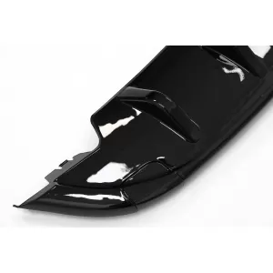 Diffuseur pour VW Golf 6 VI 08-12 R20 Look only Standard pare-chocs Brillant Noir-image-6084867