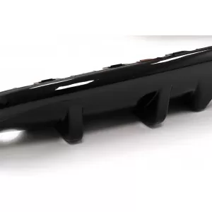 Diffuseur pour VW Golf 6 VI 08-12 R20 Look only Standard pare-chocs Brillant Noir-image-6084868
