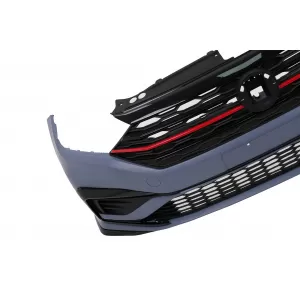 Bara fata cu Grila Centrala Insertie Rosie compatibil cu VW Jetta MK7 (2019-2021) GLI Look-image-6086929