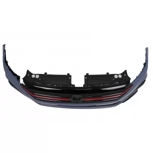 Bara fata cu Grila Centrala Insertie Rosie compatibil cu VW Jetta MK7 (2019-2021) GLI Look-image-6086933