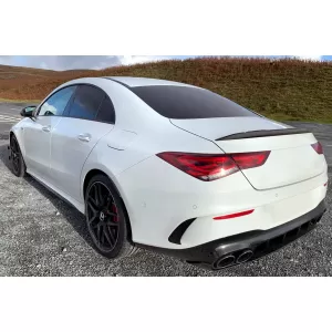 Trunk Boot Spoiler suitable for Mercedes CLA Coupe C118 (2019-up) Piano Black