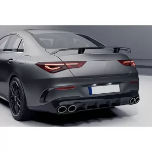 Trunk Boot Spoiler suitable for Mercedes CLA Coupe C118 (2019-up) Aero Package Piano Black