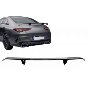 Trunk Boot Spoiler suitable for Mercedes CLA Coupe C118 (2019-up) Aero Package Piano Black
