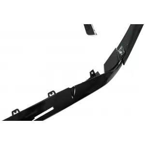 Front Bumper Lip Extension suitable for Mercedes A-Class A45 W177 V177 (2018-up) A45S Design Piano Black