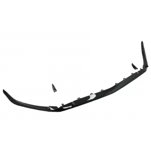 Front Bumper Lip Extension suitable for Mercedes A-Class A45 W177 V177 (2018-up) A45S Design Piano Black