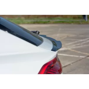 Trunk Spoiler suitable for Audi Q8 SUV (2018-up) Sport Design Piano Black