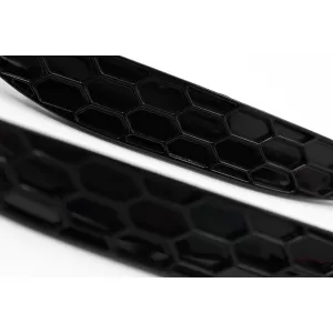 Bienenwabe Rückstrahlerabdeckung für VW Golf 7 5G 13-17 R & R-Linie Stoßstange-image-6086466