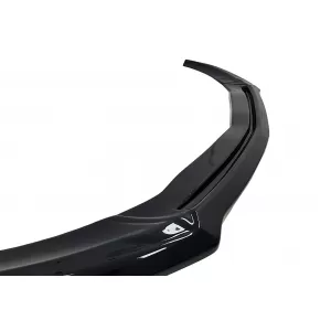 Front Bumper Lip Extension suitable for Mercedes A-Class W176 AMG Facelift (2015-2018) Piano Black