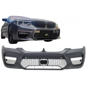 Paraurti anteriore per BMW Serie 5 G30 G31 2017-2019 M5 Sport Design con ACC-image-6087013