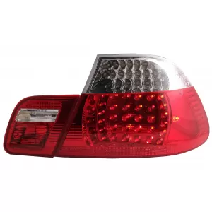 LED-Rücklichter für BMW 3er E46 Coupé ohne Facelift 1999-2003 Rot Klar-image-6083987