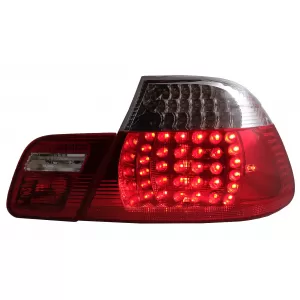LED-Rücklichter für BMW 3er E46 Coupé ohne Facelift 1999-2003 Rot Klar-image-6083990