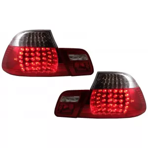 LED-Rücklichter für BMW 3er E46 Coupé ohne Facelift 1999-2003 Rot Klar-image-6083991