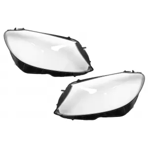 image-20-Scheinwerferglas Brille für Mercedes C W205 Limo S205 T-Modell 14-18 Klar