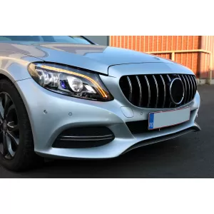 Headlights Lens Glasses suitable for Mercedes C-Class W205 Sedan S205 T-Model (2014-2018) Clear